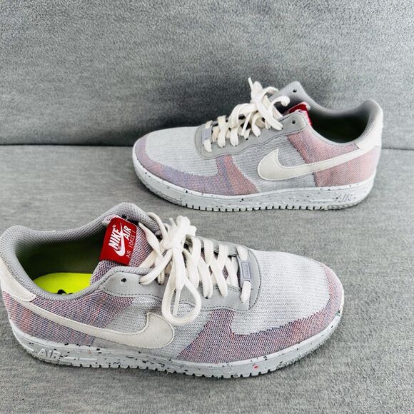 NIKE AIR FORCE 1 DC4831-002 - Men’s Size 12 Low Crater Flyknit Grey Shoes B15 - Picture 5 of 11